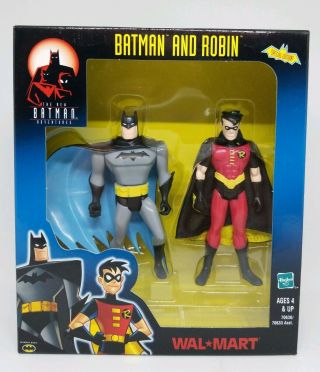 Batman Adventures Batman And Robin Walmart Exclusive 2 Pack Hasbro 2001