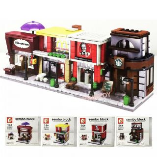 Sembo Blocks Mini World Little Shop City Building Education Kids Children Toy Au