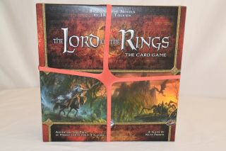 Lord Of The Rings Lotr Lcg Card Game Core Set W/ Sleeved Cards And Organizer