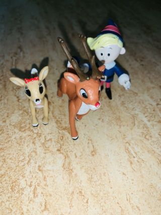 Disney Rudolph The Red Nosed Reindeer Clarice And Elf Dentist Hermey Toy 3