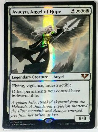 Avacyn,  Angel Of Hope Foil Lp — From The Vault Angels Mtg