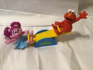 Sesame Street Elmo & Abby Teeter Totter Figures Bakery Crafts