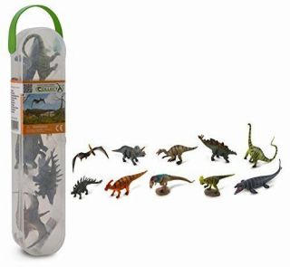 Collecta Box Of Mini Dinosaurs 10 Piece Set Of Mini Dinosaur Toy Figures A1101