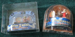 Star Wars Hasbro Holiday Edition Yoda Afa U90 Nm,  /mt,  C - 3po And R2 - D2 Misb