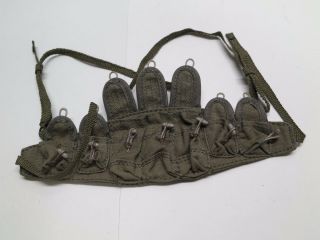 Loose Chicom Style Ak - 47 Chest Rig For 1/6th 12 " Size Figures Vietnam Era