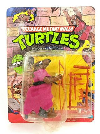 Vintage Teenage Mutant Ninja Turtles Splinter Tmnt Action Figure 1988 Playmates