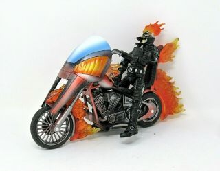 2004 Marvel Legends Ghost Rider Series 7 Figure & Motorcycle