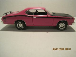 Johnny Lightning Plymouth Duster 340 1/24 Scale No Box Pink