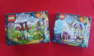 Lego Elves 41076 Farran & The Crystal Hollow & 41071 Aira 