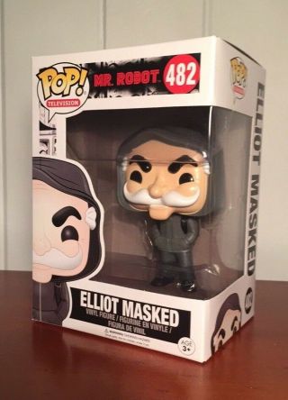 Elliot Masked 482 Sdcc Funko Pop Vinyl Mr Robot Rare Vaulted