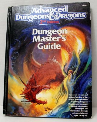 Dungeons & Dragons Role - Playing Game Tsr 2100 Dungeon Master 