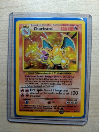 Pokemon Card Charizard 4/102 Holo Base Set