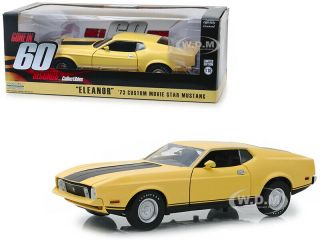 Boxdented 1973 Ford Mustang Mach 1 Eleanor Gone In 60 Seconds 1/18 Greenlight