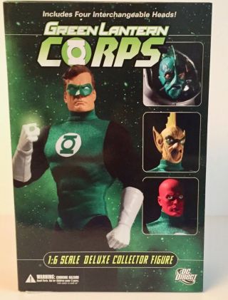 Green Lantern 1:6 Scale Deluxe Collector Figure Dc Direct