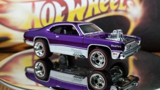 Hot Wheels Red Line Club Plymouth Duster Real Riders Limited Edition Metallic