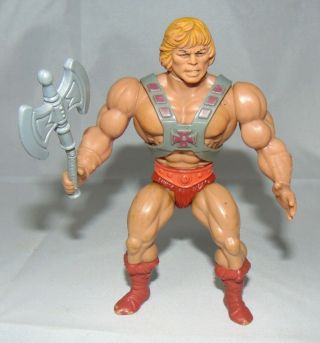 Vintage 1981 Mattel Masters Of The Universe He - Man Action Figure Motu