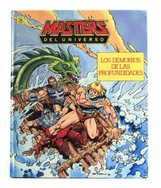 1987 Masters Of The Universe Demons Of The Deep Spanish Vintage Hardcover Book