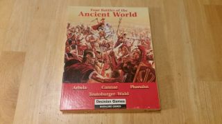 Four Battles Of The Ancient World (decision Games) Complete