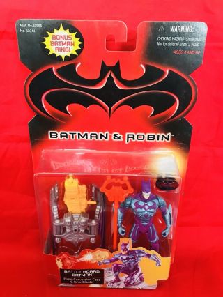 Vintage Batman And Robin Battle Board Batman Moc Kenner 1997