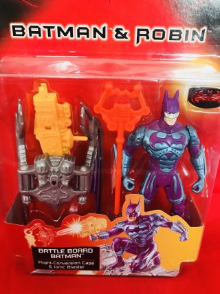 Vintage Batman and Robin Battle Board Batman MOC Kenner 1997 2
