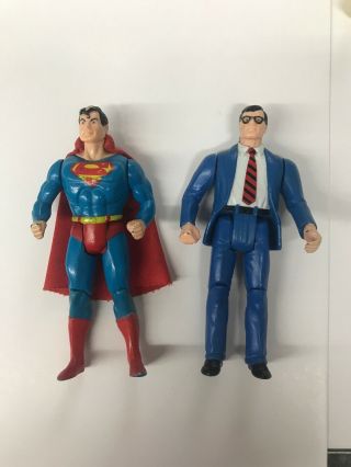 Dc Powers Clark Kent Vintage Kenner 1985 And Superman With Cape