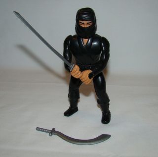 Vintage 1984 Remco Secret Of The Ninja Black Ninja 100 Complete W/weapons