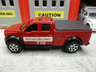 Matchbox Fire Ford F - 150 Battalion Chief Custom Unit