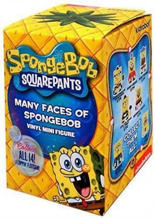 Spongebob Squarepants Blind Box Figure Kidrobot Many Faces Vinyl Mystery