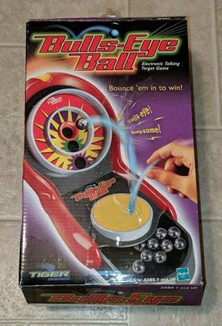 Tiger Games Electronic Bulls - Eye Ball With 7 Balls 2003 Hasbro Rare