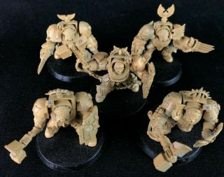 Terminator Assault Squad X5 - Imperial Fists - Space Marines - Warhammer 40k