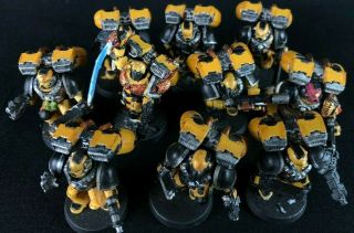 Assault Squad - Assault Marines X10 - Imperial Fists - Space Marines - 40k