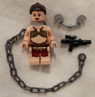 Lego Star Wars Slave Princess Leia Minifig Figure Minifigure 75020 Jabba