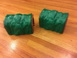 2 Thomas Tank Train Tomy Trackmaster Snowy Snow Covered Green Mountain Tunnels 5