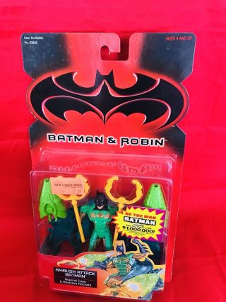 Vintage Batman And Robin Ambush Attack Batman Moc Kenner 1997