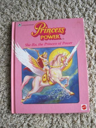 The Spirit Of She - Ra Princess Of Power Book 1985 Mattel A Golden Book