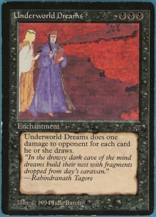 Underworld Dreams Legends Heavily Pld Black Uncommon Magic Card (35916) Abugames