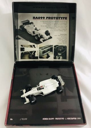 Minichamps 1/43 436990099 Honda F1 Ra099 Prototype 1999 J.  Verstappen