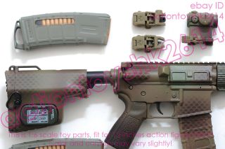 1/6 Scale DAMTOYS 78042 FBI HRT AGENT (HOSTAGE RESCUE TEAM) - M4 carbine set 3