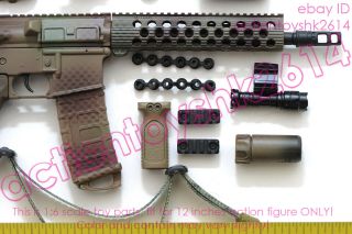 1/6 Scale DAMTOYS 78042 FBI HRT AGENT (HOSTAGE RESCUE TEAM) - M4 carbine set 5