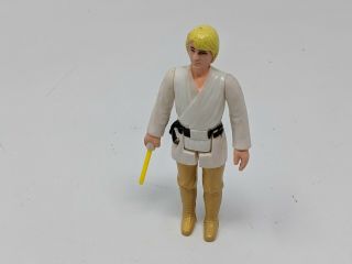 Vintage Star Wars First 12 Luke Skywalker Complete Yellow Hair Hong Kong Farmboy