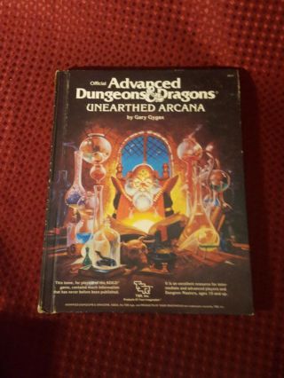 Unearthed Arcana 2017 Tsr Advanced Dungeons Dragons D&d Ad&d