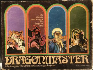 Vintage 1981 Milton Bradley - E.  S.  Lowe Dragonmaster Fantasy Card Game -