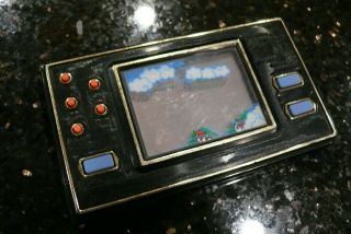 Unknown Game Vintage Electronic Handheld Lcd Video Game And Watch Good