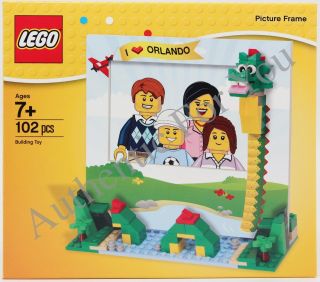 2015 Lego Orlando Souvenir Picture Frame Disney Springs Loch Ness Monster