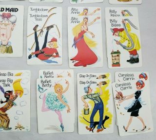 Vintage 70 ' s Whitman Old Maid Card Game 5
