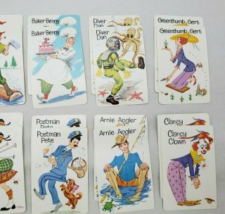 Vintage 70 ' s Whitman Old Maid Card Game 6