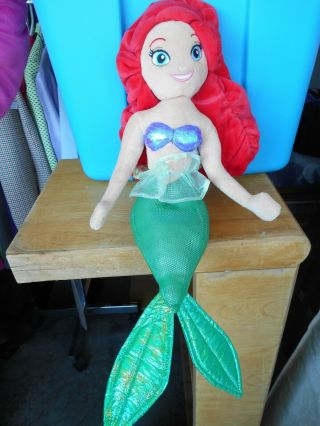 Disney The Little Mermaid/ariel/plush Soft Toy Doll Stuffed 22 Inches