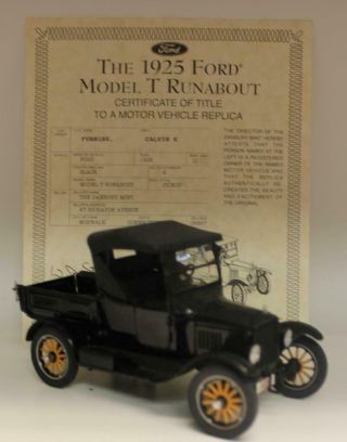 Danbury The 1925 Ford Model T Runabout 1:24 Scale