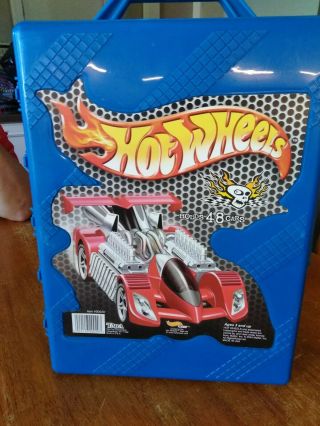 1998 Mattel Hot Wheels Car Carry Case Tara Toys 48 Car Case