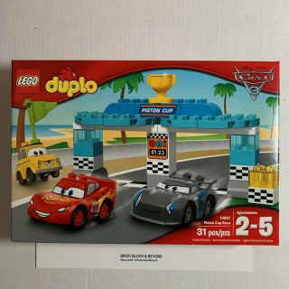 Lego Duplo Disney Pixar Cars 10857 Piston Cup Race